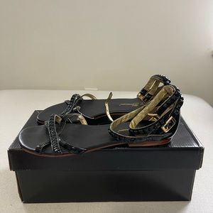 Matt Bernson Flat Sandals 38 NEW